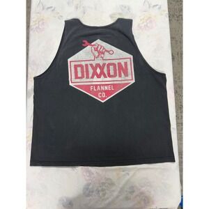 DIXXON FLANNEL COMPANY MENS TANK TOP SIZE 3X FADED BLACK